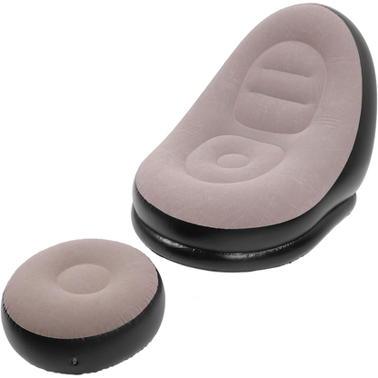 SOFA CAMA INFLABLE CON REPOSAPIES